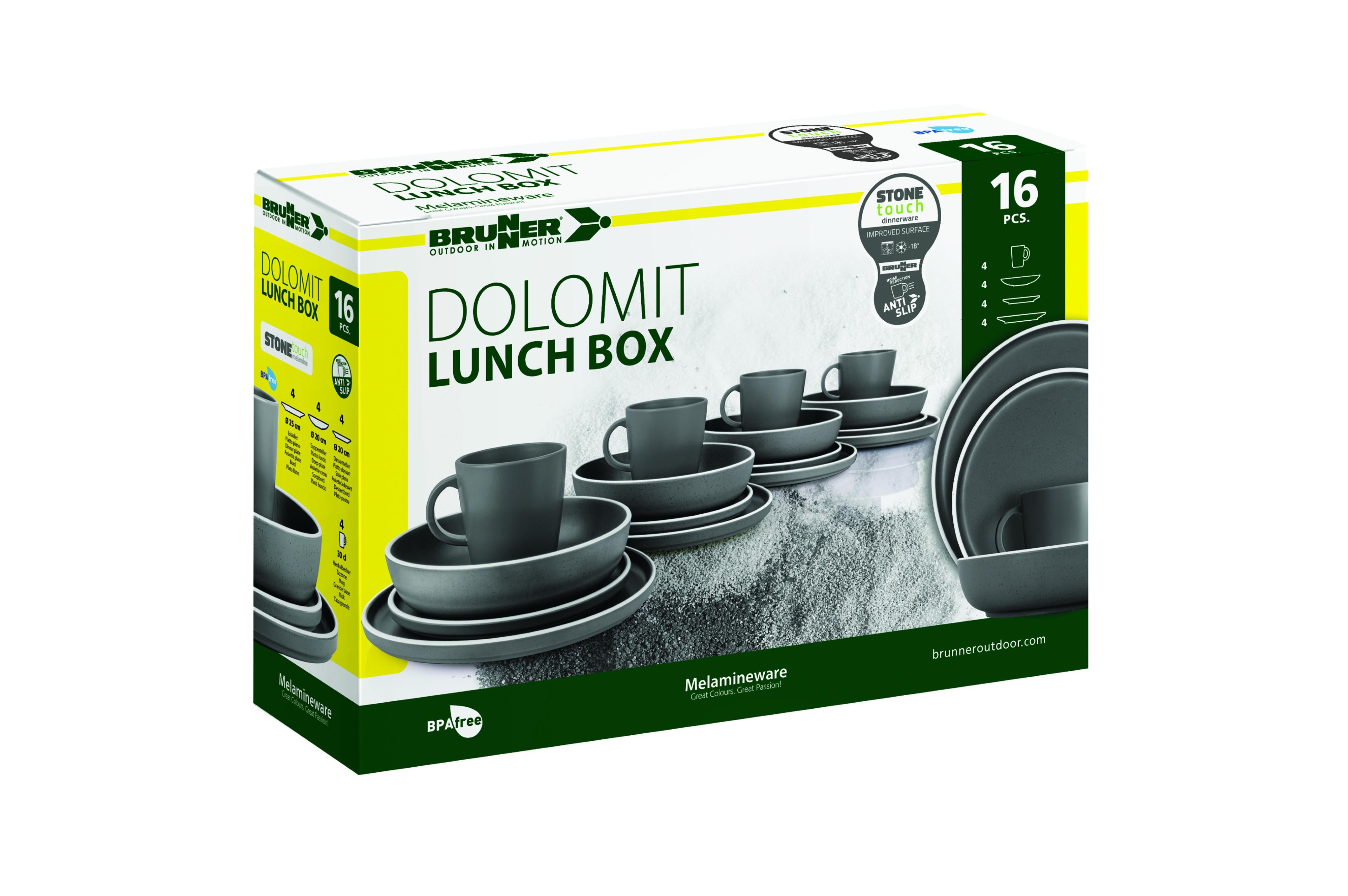 Lunch Box Dolomit Grey