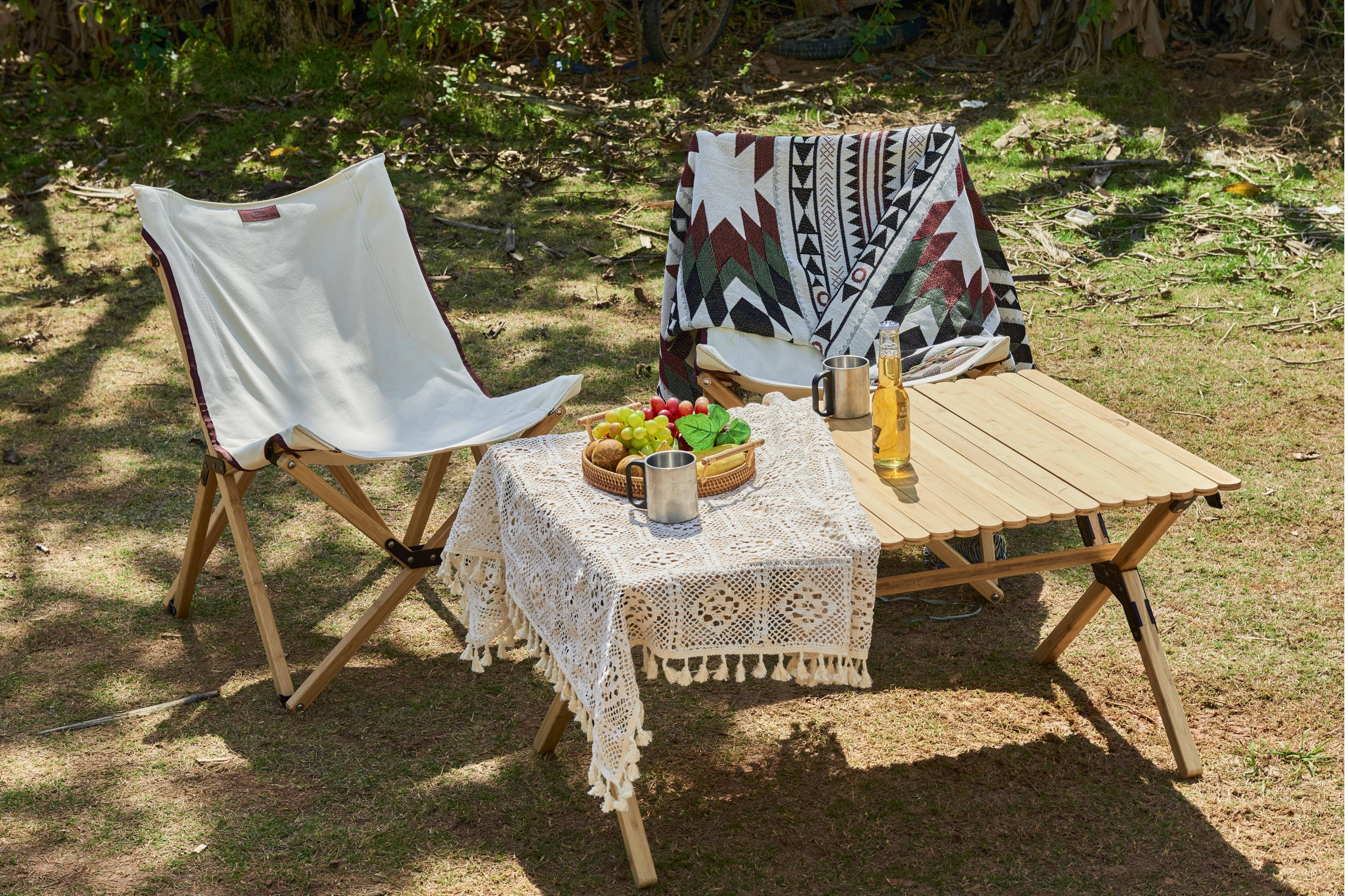 Portable Bamboo Table